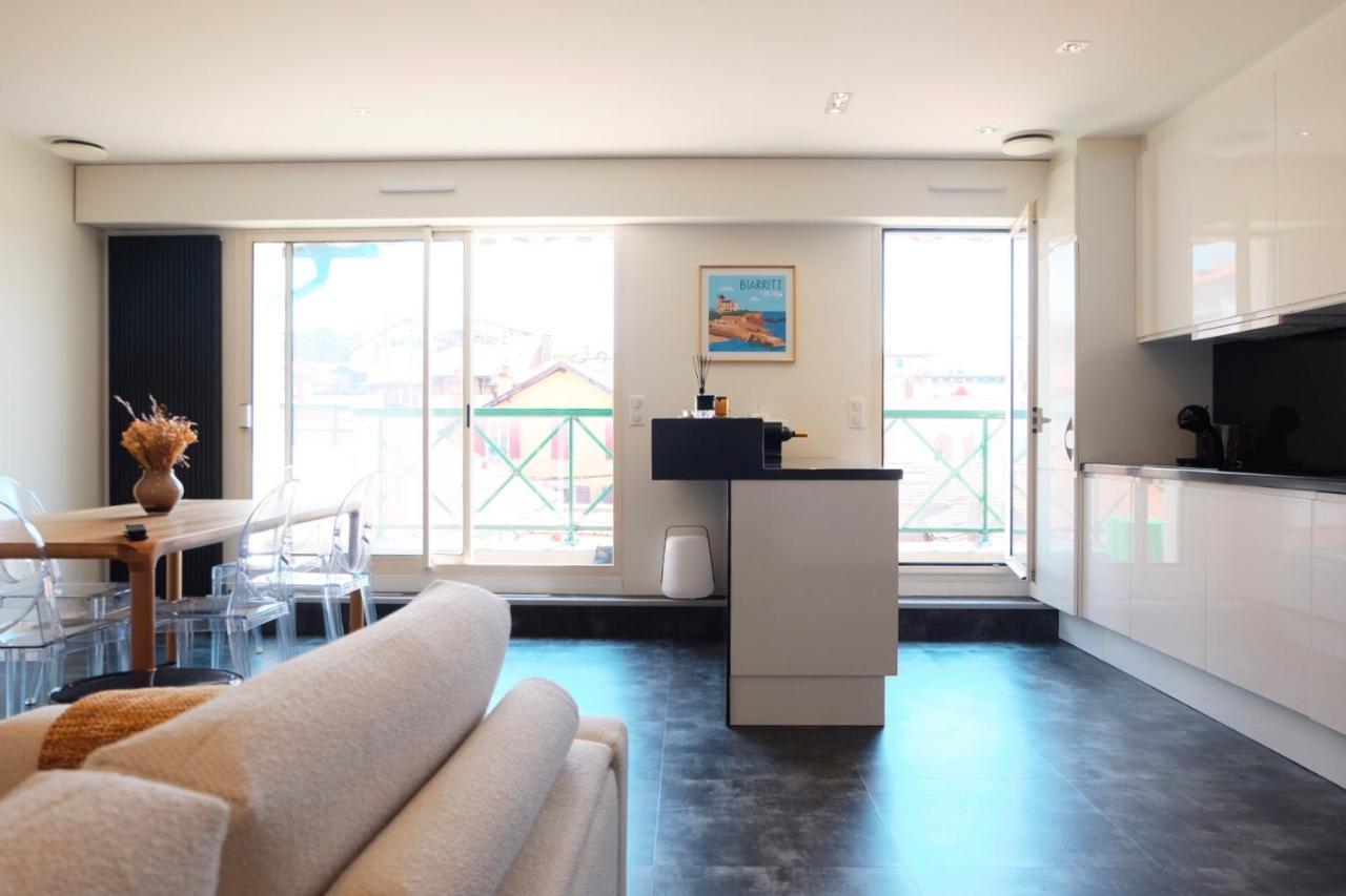Magnifique Appartement, En Hyper Centre, Avec Terrasse Et Place De Parking Biarritz Dış mekan fotoğraf